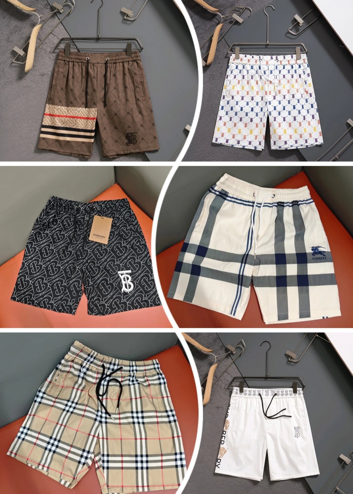 Burberry Check Shorts