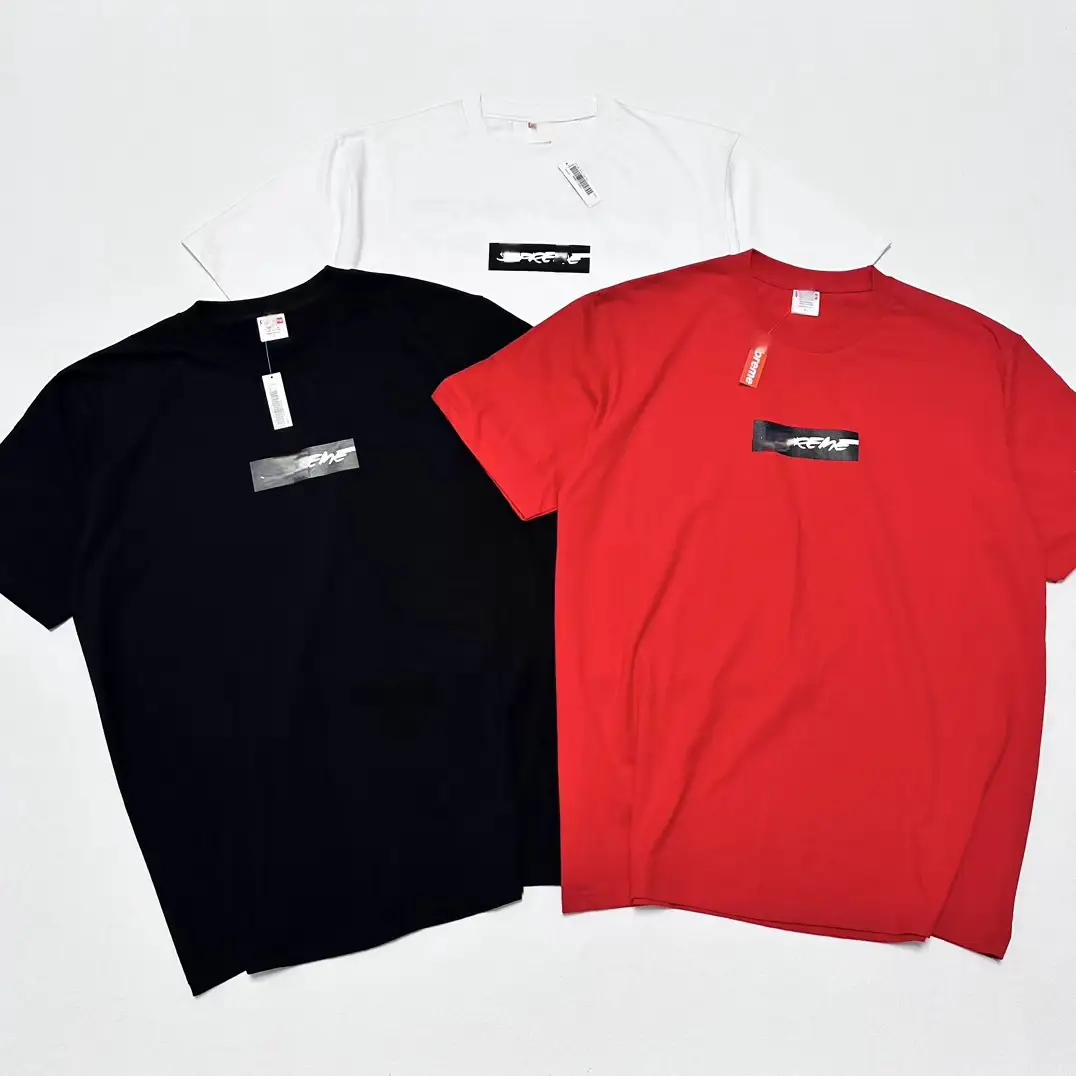 Sup 24Ss Futura Box Logo Tee Skateboard T-Shirt Short Sleeve Loose Same Style for Men and Women
