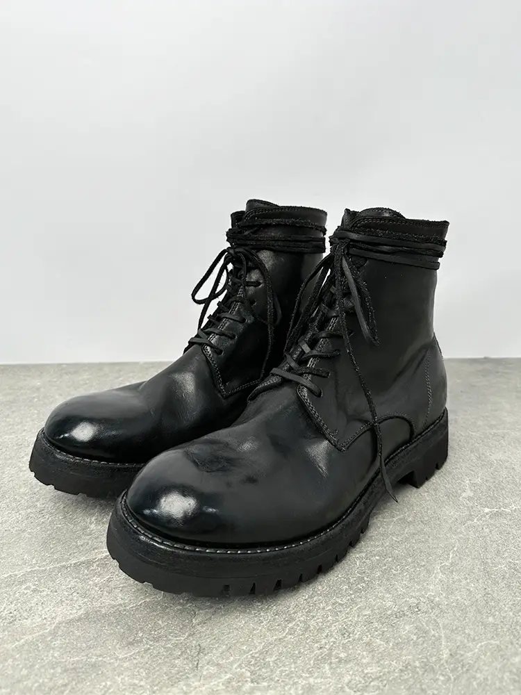 Dystopia Pioneer Handmade Goodyear Italian Horse Leather Boots Martin Boots 795V