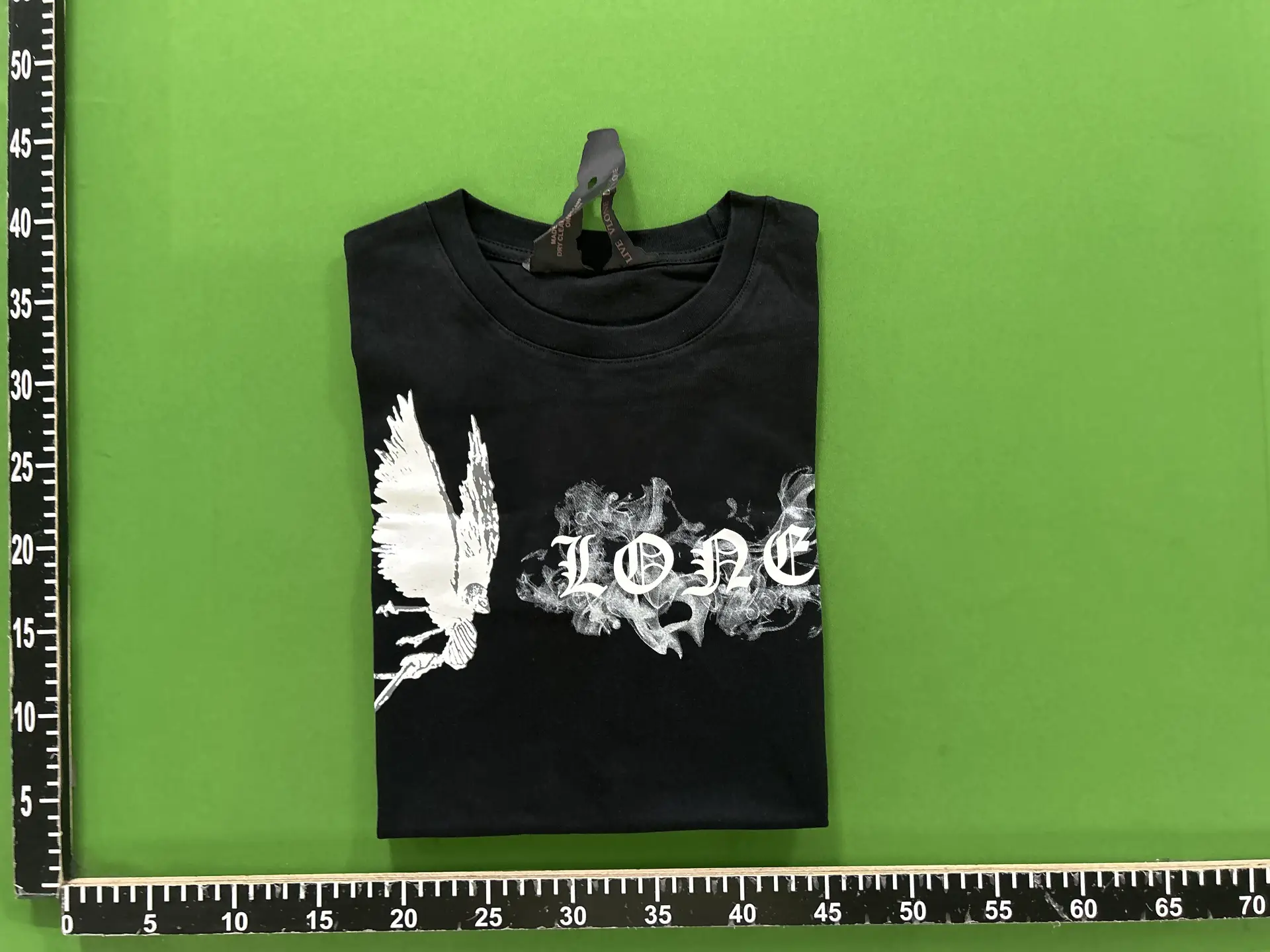 VLONE Black Smoke Angel T-Shirt