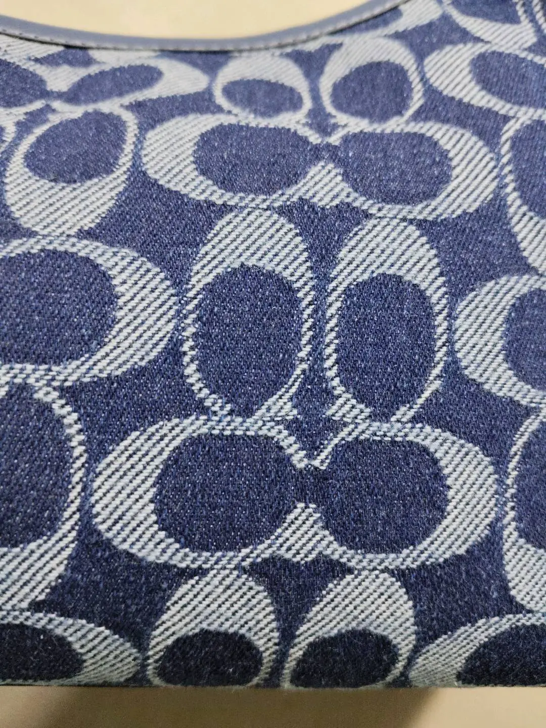 Coach Denim Signature Pattern