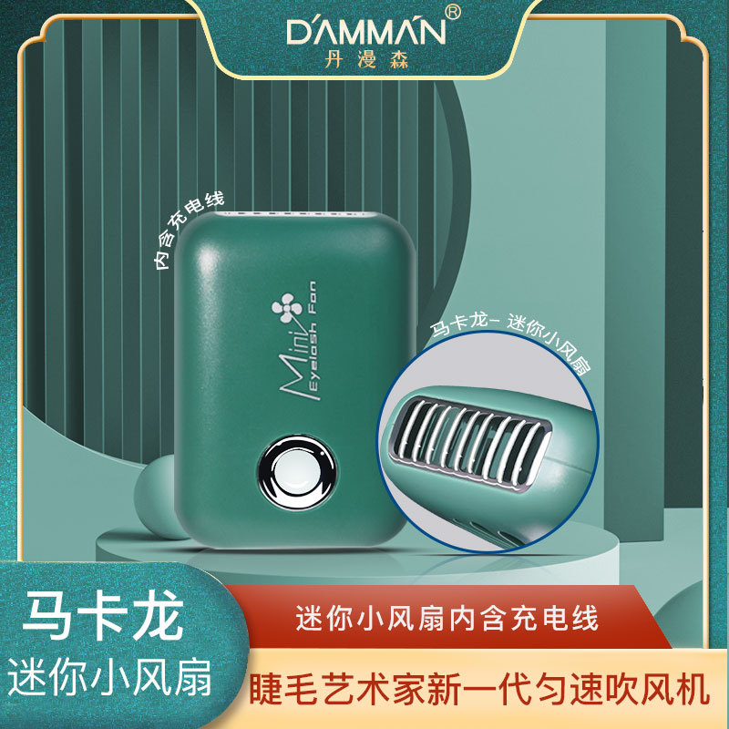 Grafting Eyelash USB Charging Mini Hair Dryer 4 Colors Low Noise Long Lasting Wind Strong Small Fan Handheld