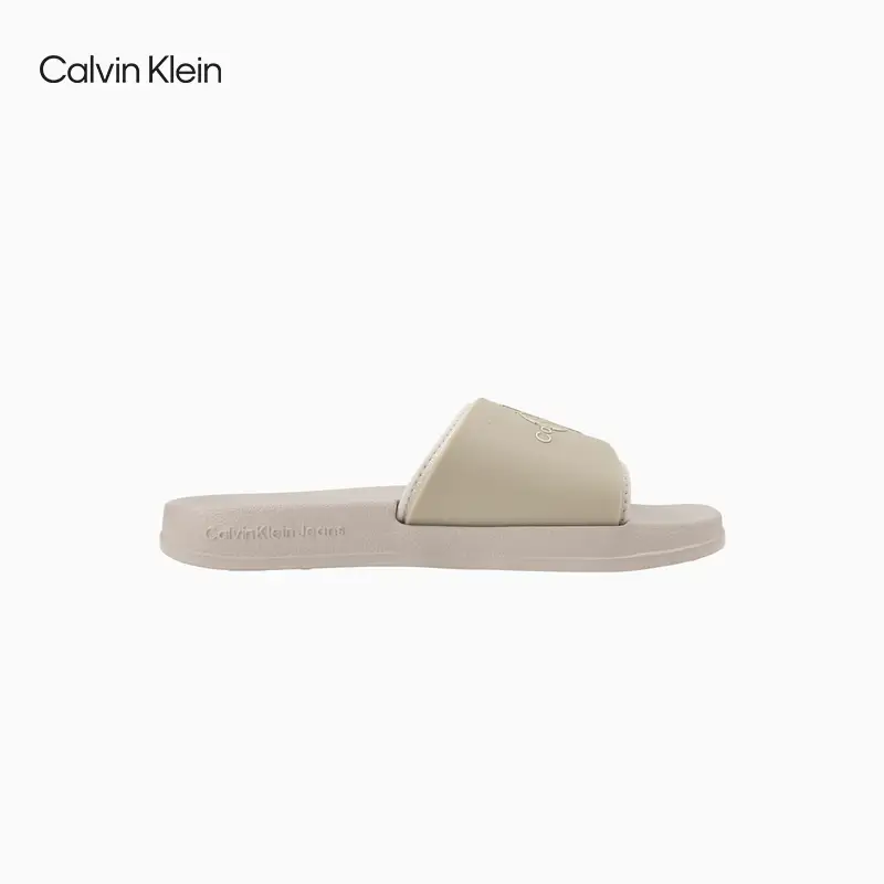 Ck Jeans Women Casual Minimalist letter Home Beach Pool One-Line Sandals Yw00585