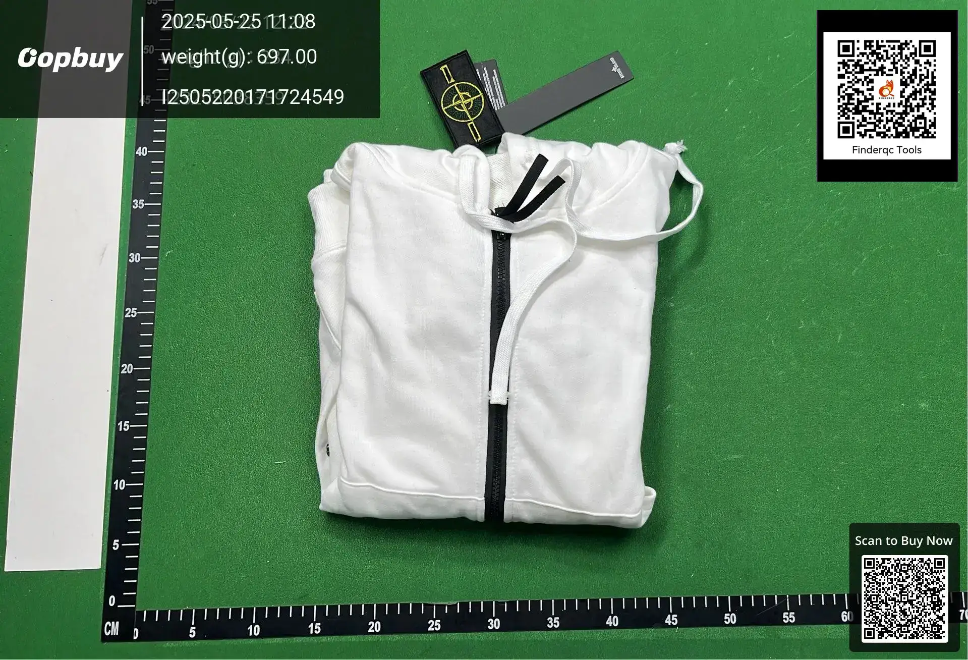 2024 new solid color zipper hooded compass armband pocket button decorative cardigan sweater plus size loose coat