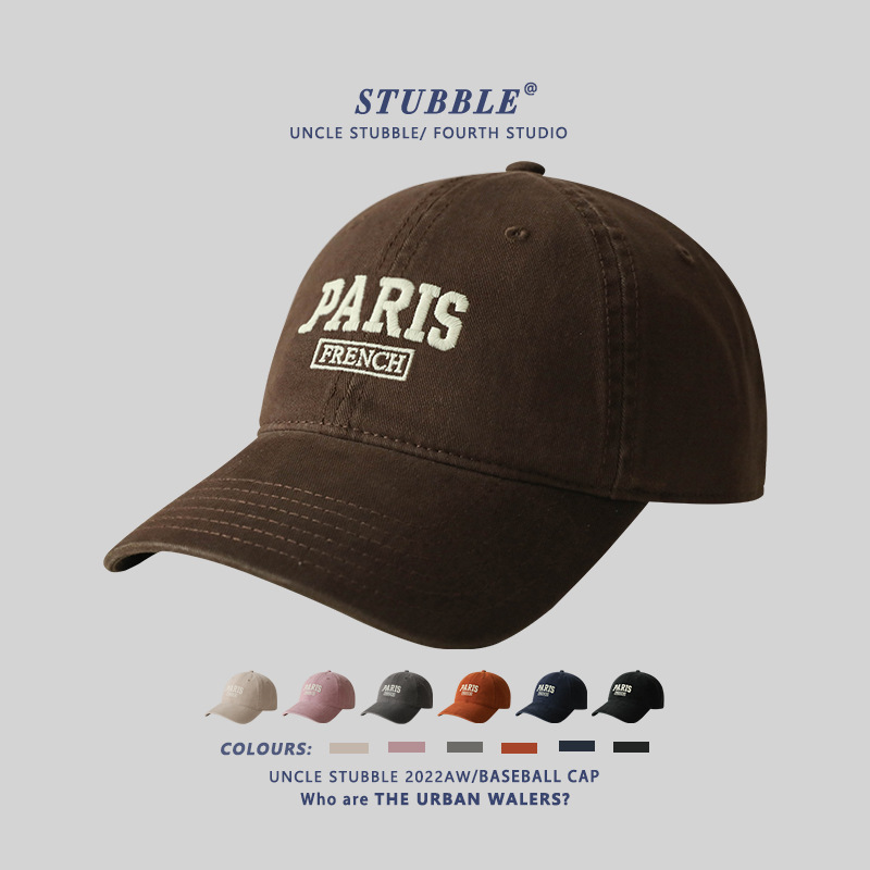 Original design baseball cap for men and women with the same style new high quality good version soft top embroidery face duck tongue hat
