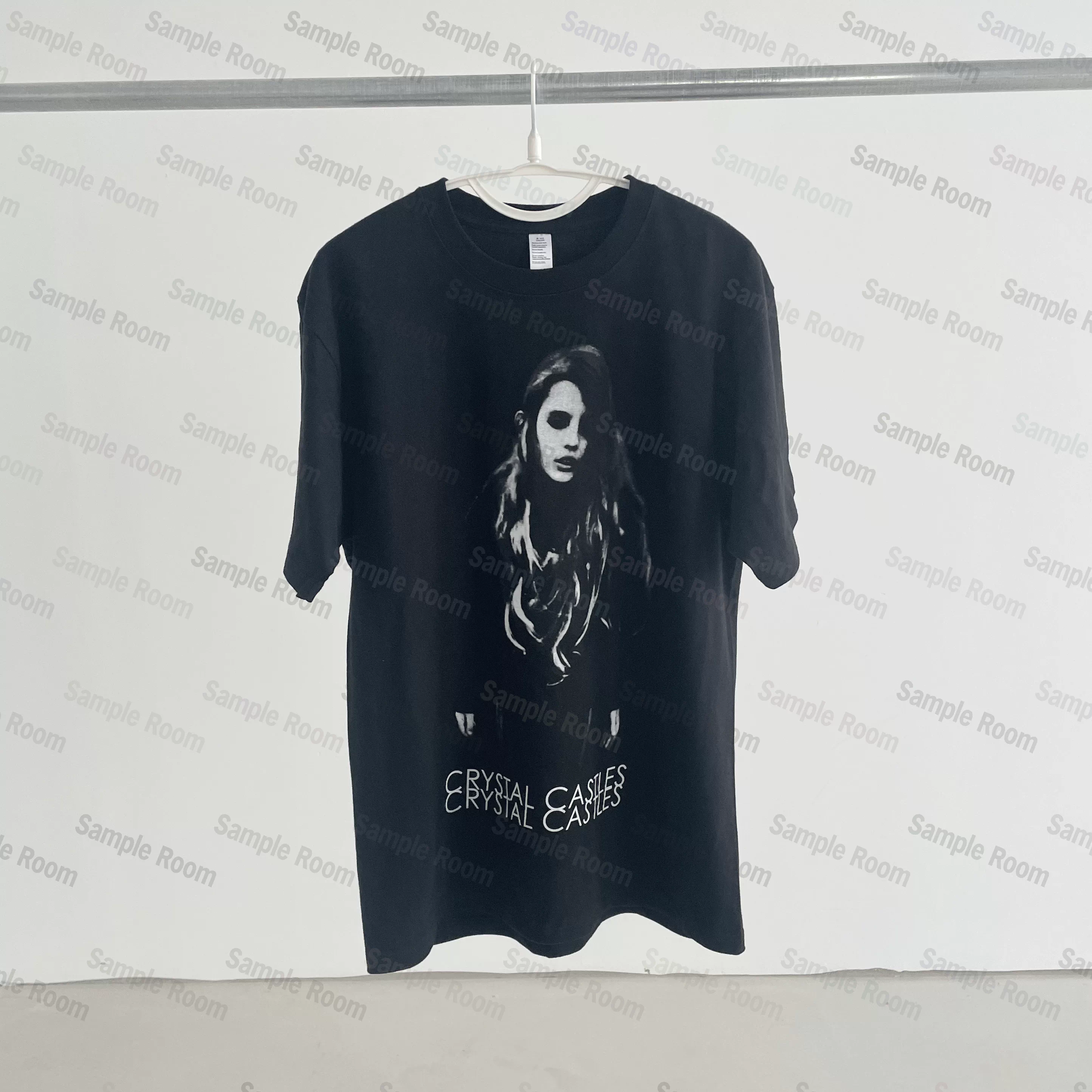 Crystal Castles (ll) Album 2011 Tour Merch Retro Cylinder Printed T-shirt