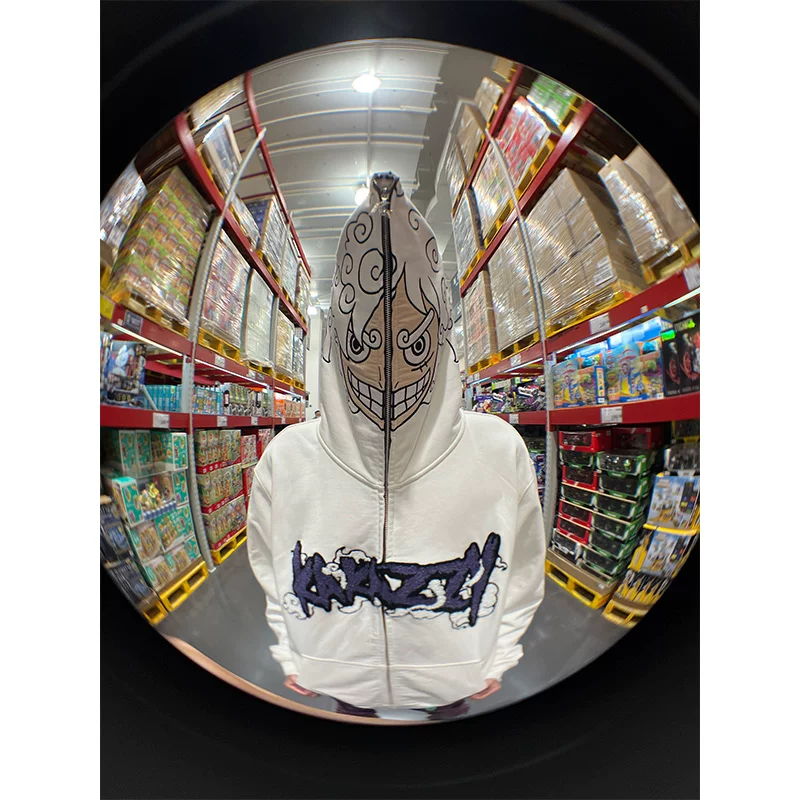 Kakazzy National Fashion Brand Oversize Hooded Sweatshirt for Men and Women, Loose Hip-Hop Casual Spring and Autumn Top Bf
