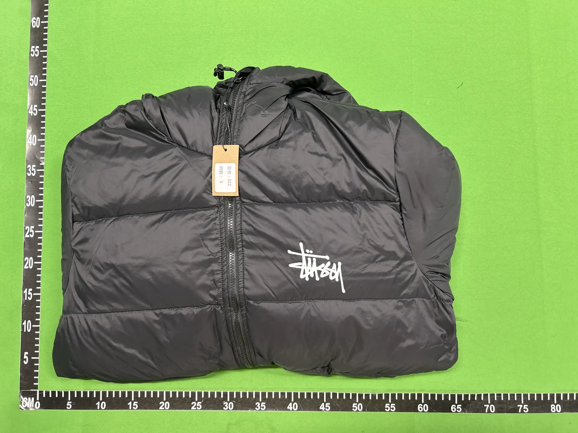 Stussy Down Cotton Jacket Black