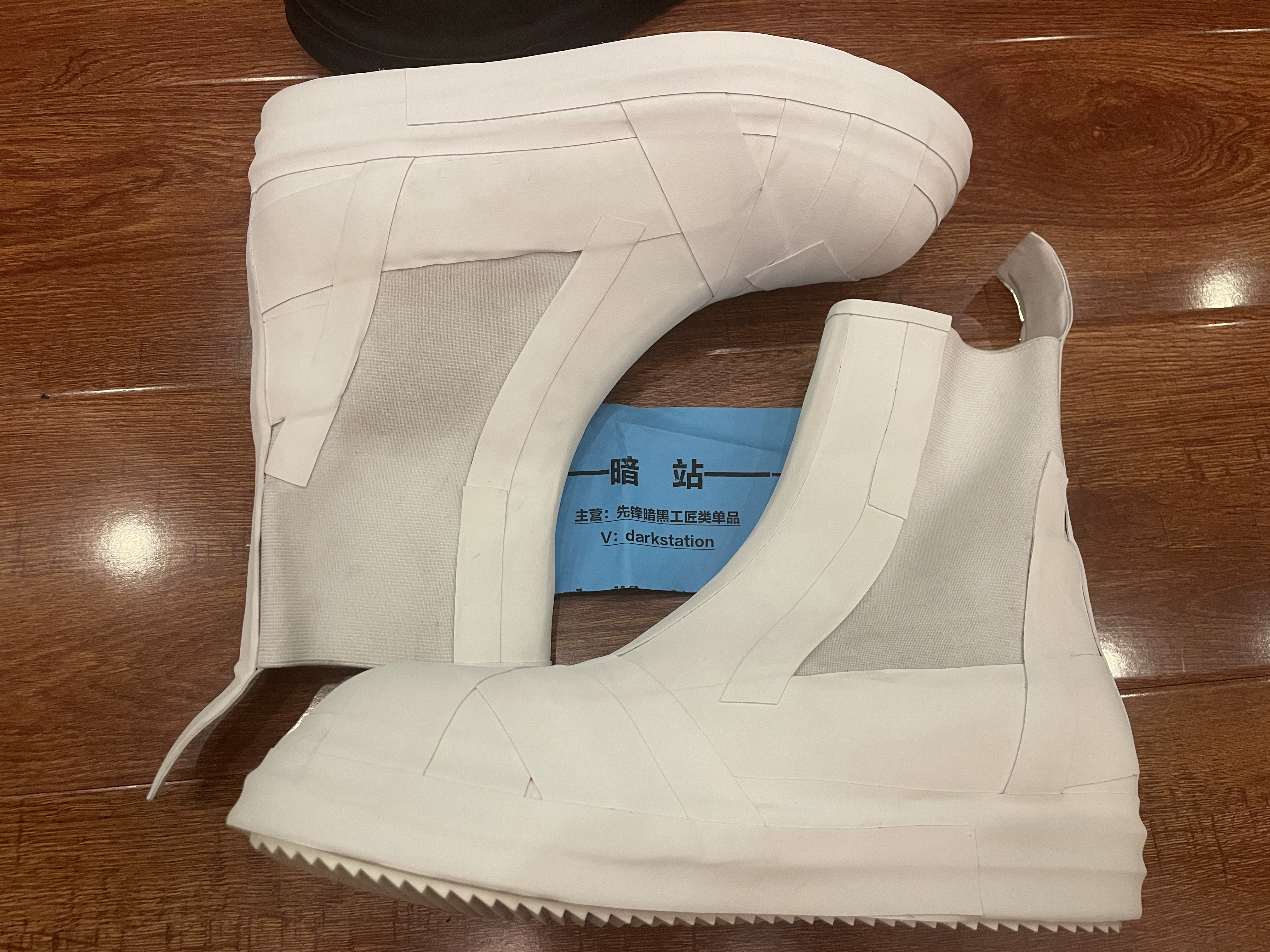 Ro Same Style Custom-Made Avant-Garde Dark Ro Mummy Boots Without Zippers Avant-Garde Dark
