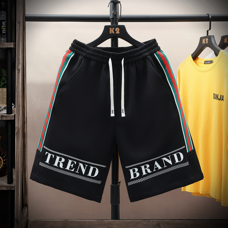 Men's Shorts 2026 Summer New Hong Kong Style Casual Loose Sports Pants Trendy American High Street Youth Knee-Length Shorts