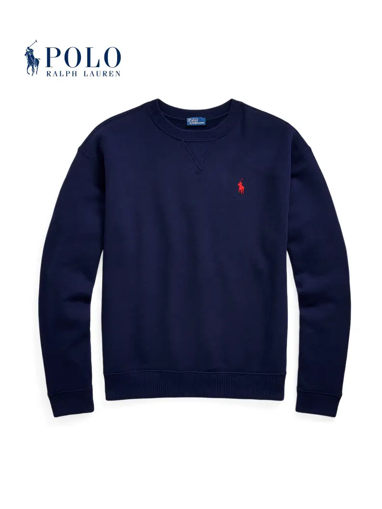 Ralph Lauren/Ralph Lauren Women's Classic Loose Version Cotton Round Neck Pullover Rl25927
