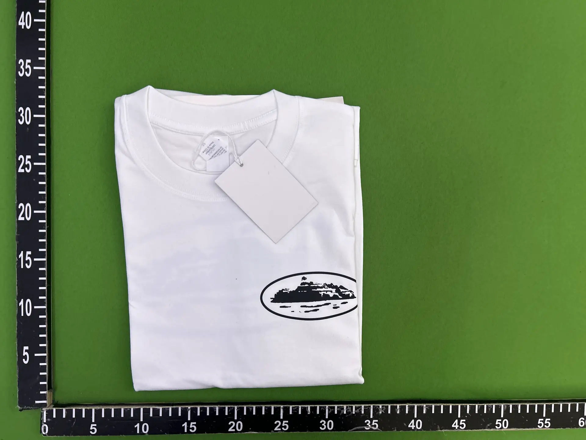 Corteiz Devil's Island Basic Front and Rear Printed Short sleeved T-shirt Men's DRILL West Coast Loose Round Neck Top