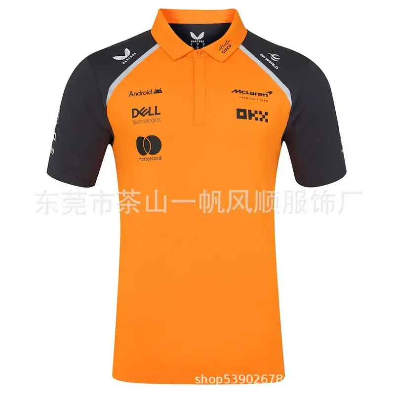 Off-Road Racing Clothing New Hot-Selling Popular Short-Sleeved Polo Shirt Versatile and Stylish European and American Size Loose Fit