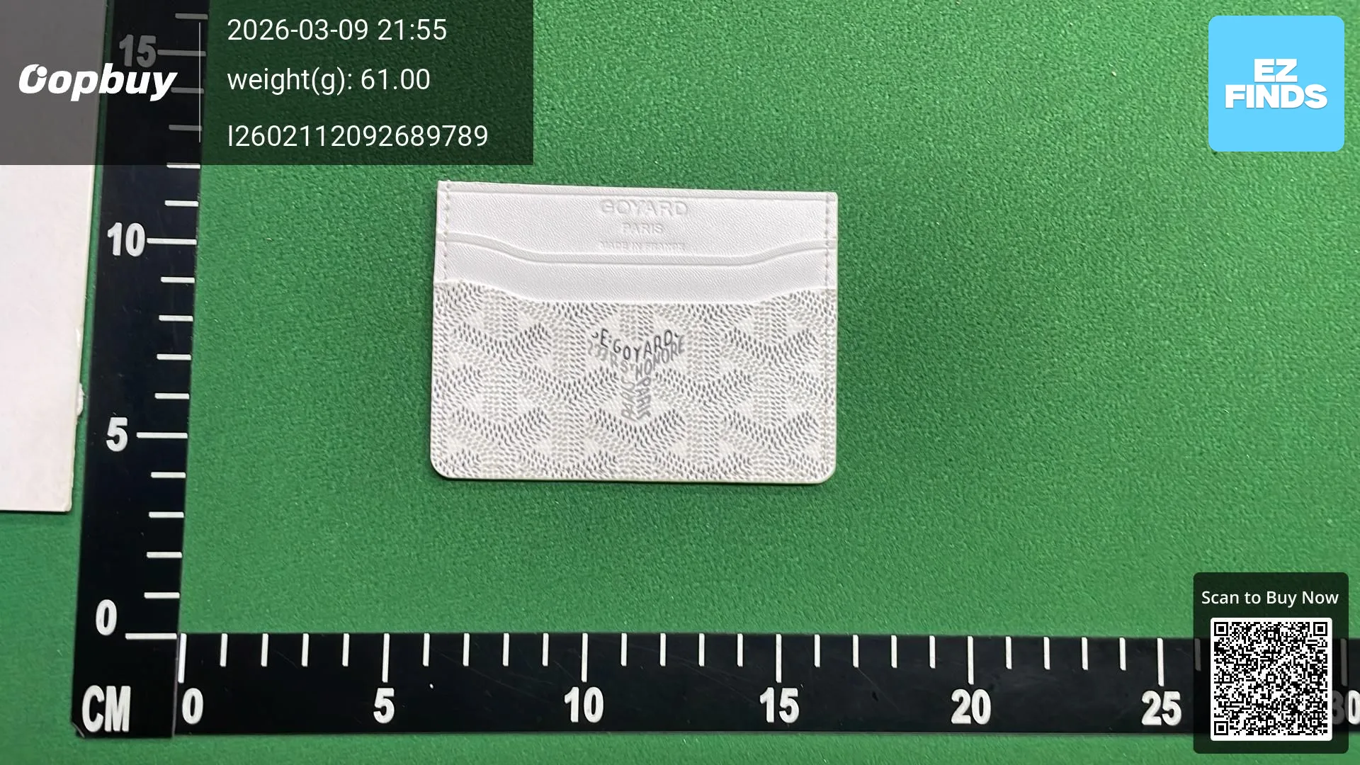 Foreign Trade Goya Dog Tooth Card Holder Id Bag Multi-Card Slot Card Holder Coin Purse Niche Men and Women Same Style Card Holder High-End Product Foto QC da 1688 su Qualit.ly QC