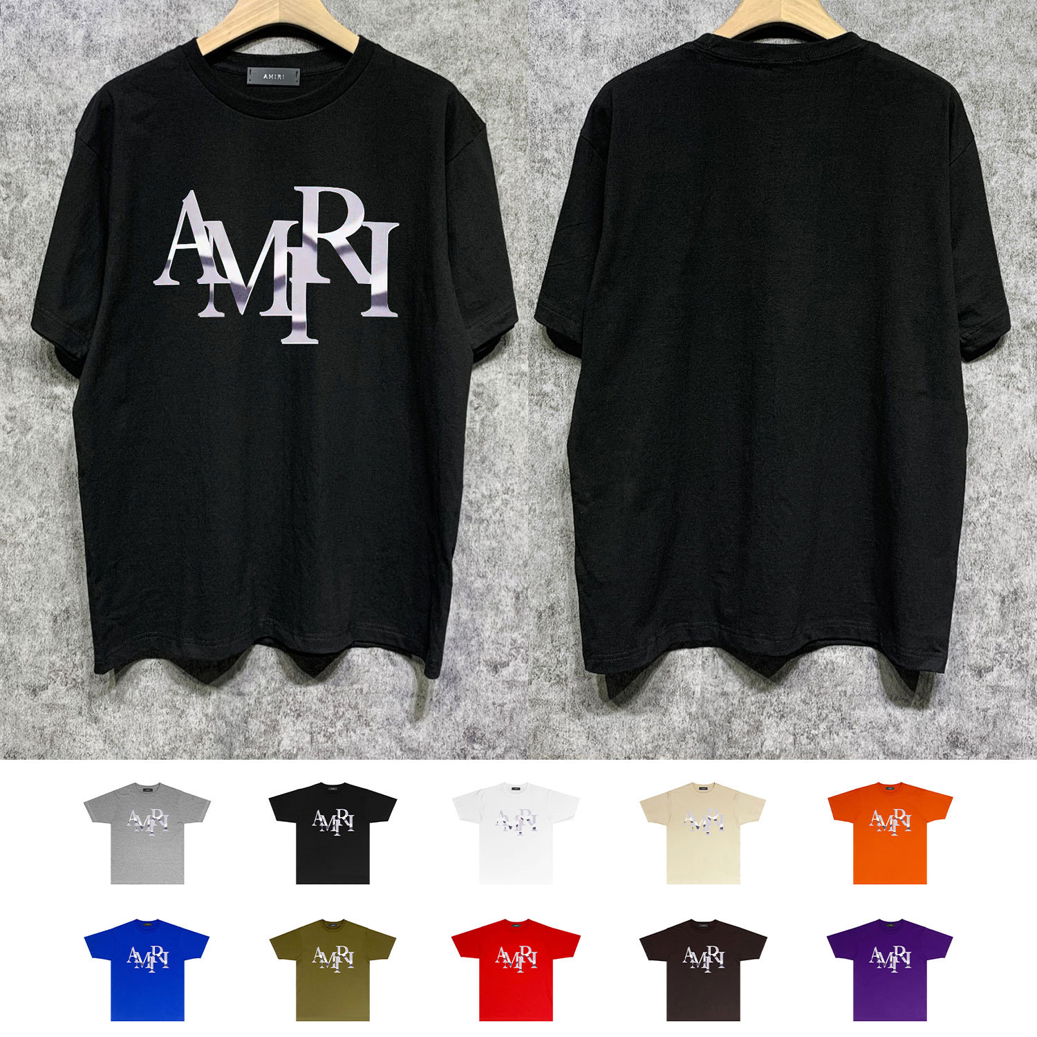 Long-term stock cross-border European and American fashion brand T SHIRT short-sleeved T-shirt shirt