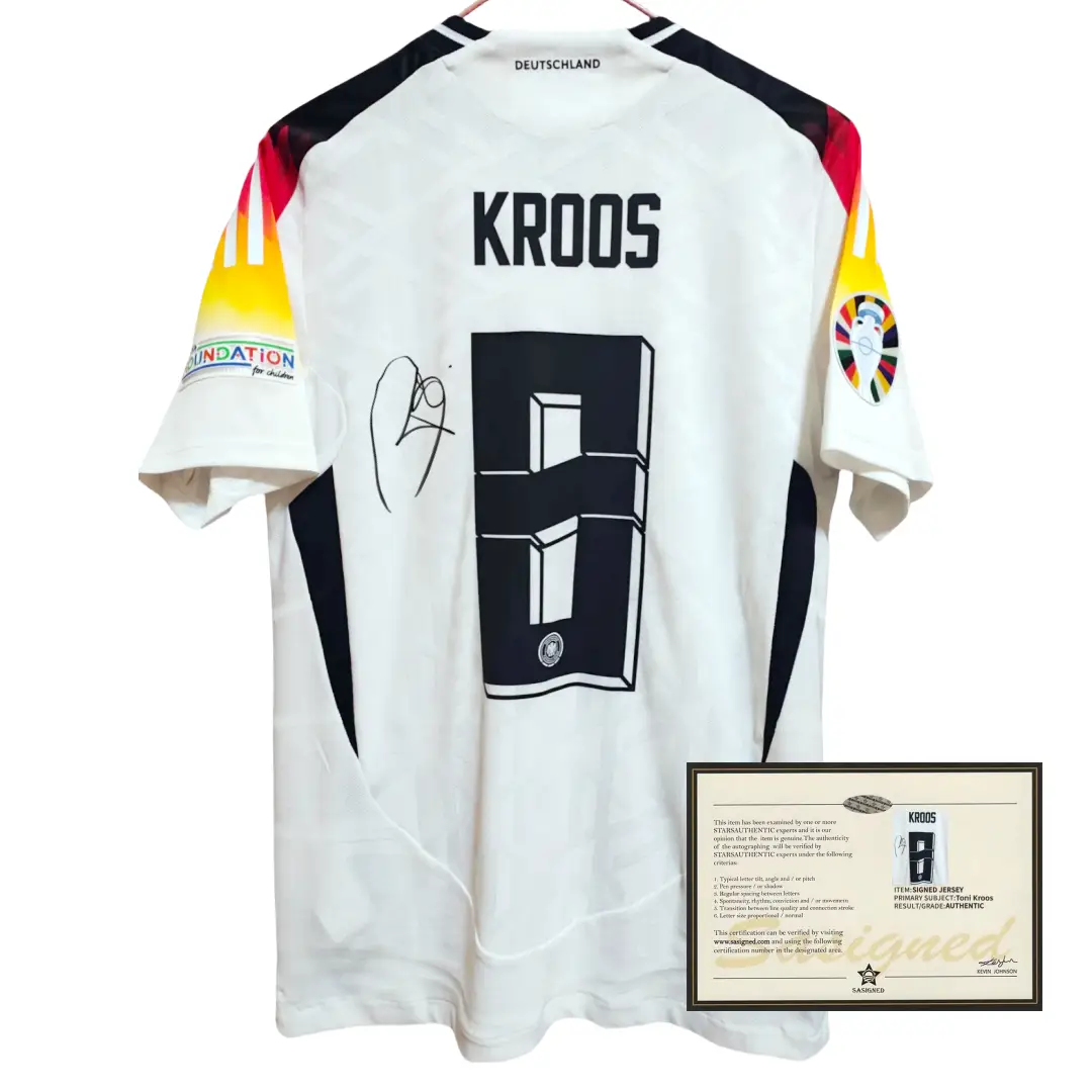24-25 German Kroos Signature Jersey Printed Short-Sleeved Tops Player Version