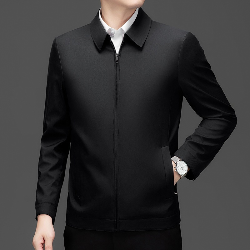 Men's Executive Jacket, Spring Men's Clothing, Middle-Aged and Elderly Dad's Business Casual Jacket