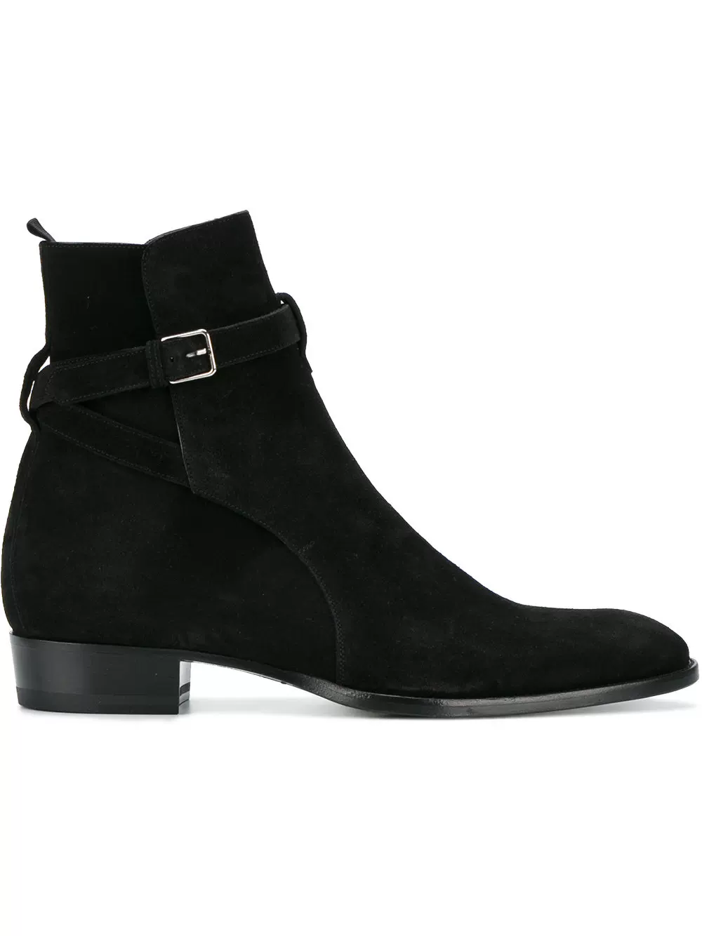Martin boots men 2025 European and American autumn and winter frosted leather personalized fashion pointed youth trend Chelsea boots buckle boots