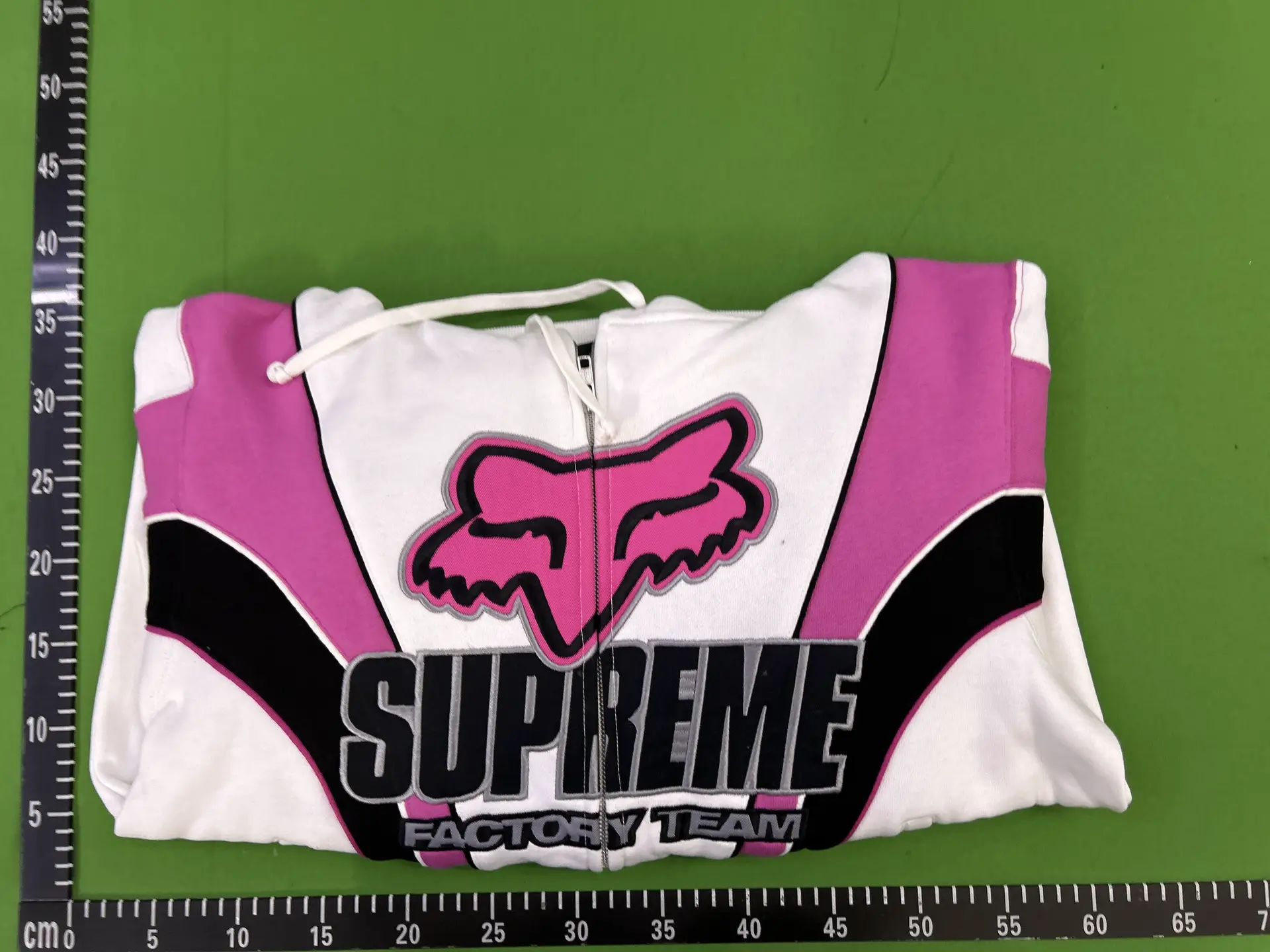 S X FR Zip Up Hooded Sweatshirt