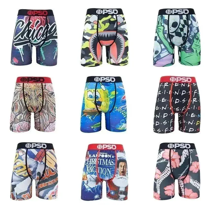 Men's Sport printed boxers -SQ002-0301