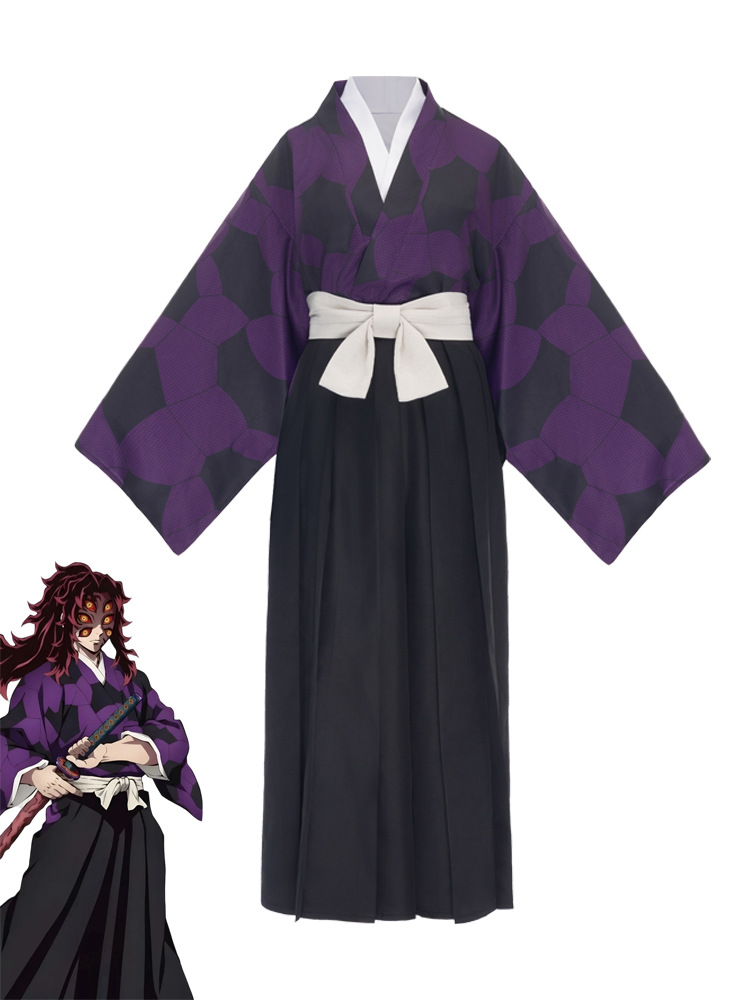 Demon Slayer Cosplay Costume: Inosuke Hashibira, Tanjiro Kamado, and Kyojuro Rengoku Cosplay Full Set for Men
