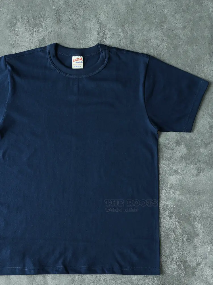 Japanese-Made Whitesville Two-Needle Barrel Woven Combed Tianzhu Cotton 2-Pack Two-Piece Short-Sleeved Shirt T-Shirt