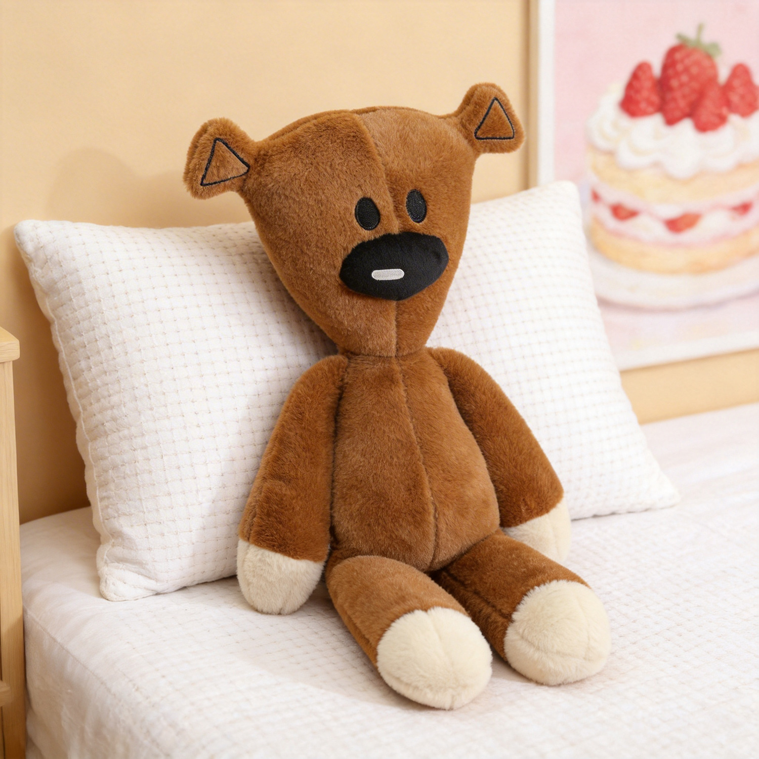 Cross-Border Cute Bean Bear Plush Toy Teddy Bear Plush Doll Gift for Girls, Best Friends, and Children Wholesale