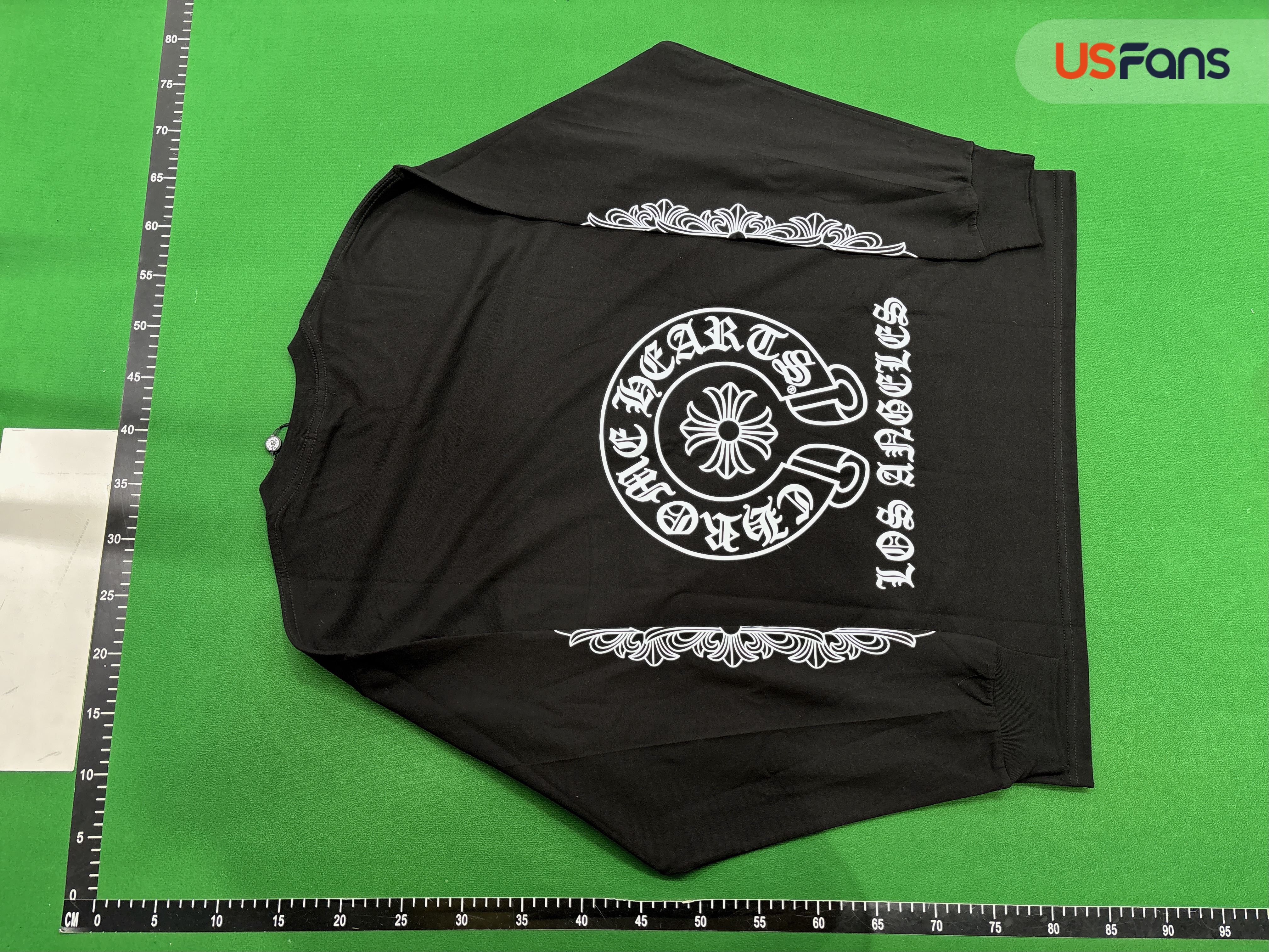 Chrome Hearts CH Long Sleeve Raglan Shirt — zdjęcie QC 3