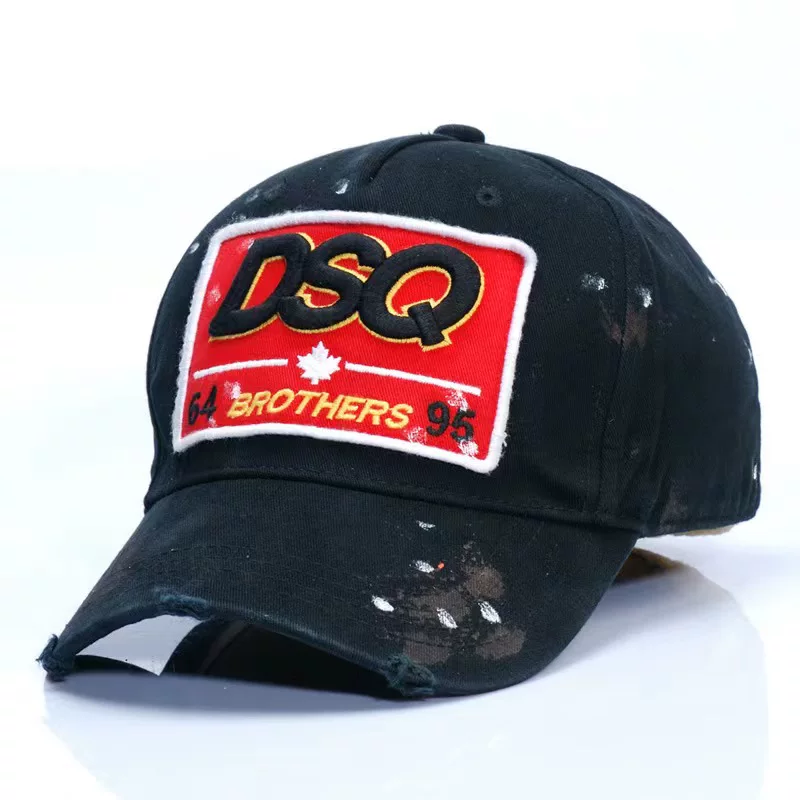 New High-End Embroidered European and American Style All-Season Pure Cotton Casual Outdoor Versatile Popular Sunshade and Cold-Proof Baseball Cap