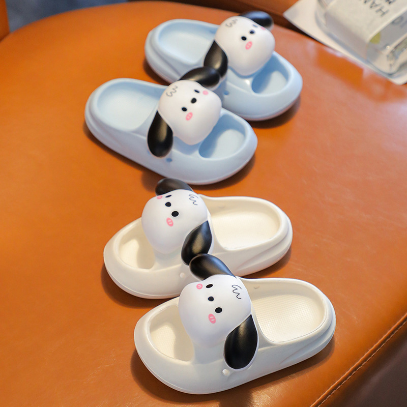 New cute children's slippers non-slip soft bottom cartoon dog boys and girls spring and summer indoor and outdoor home slippers
