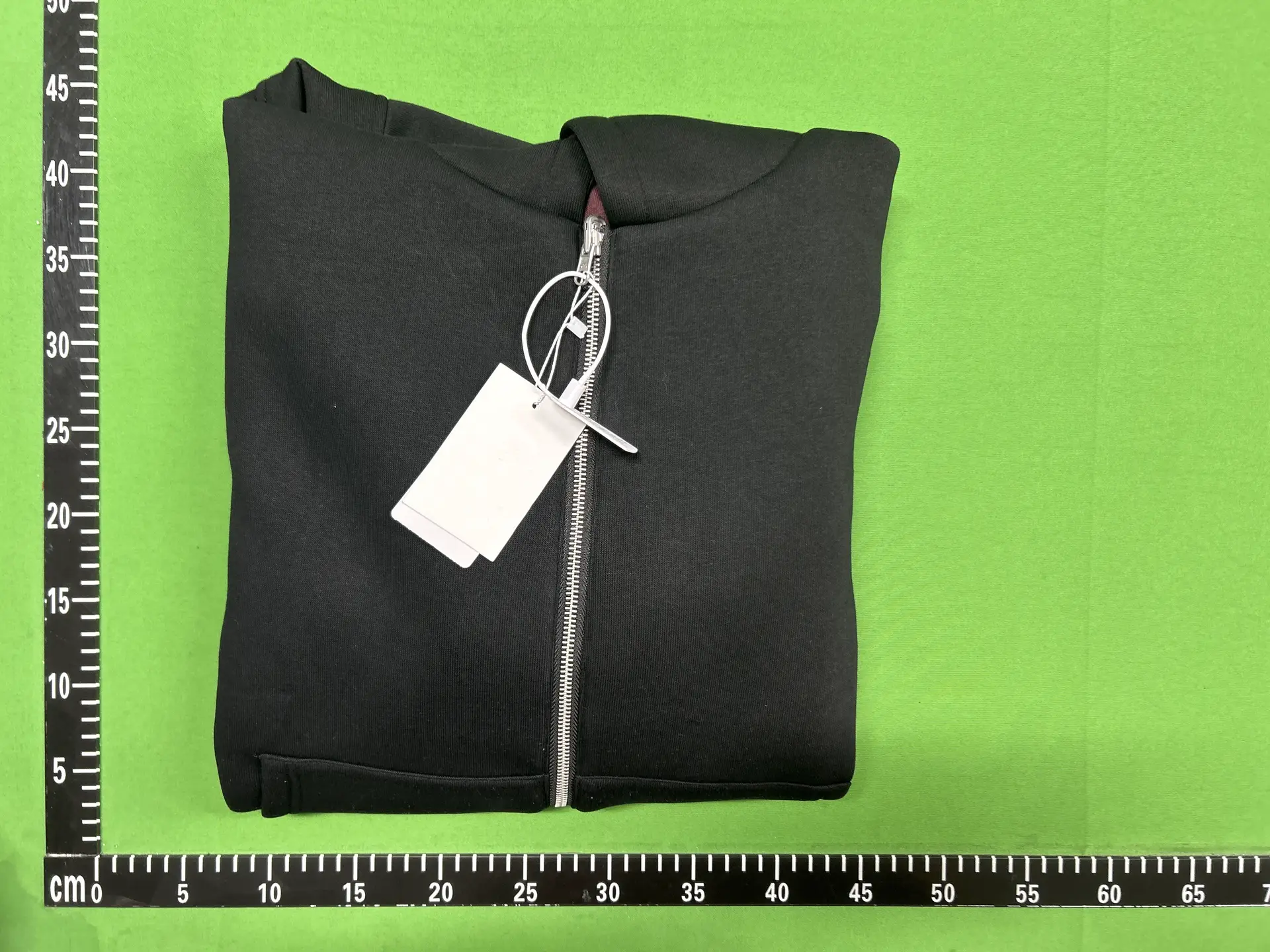 Xanvas wine red 3.0 double-sided composite 640g air layer hooded zipper sweatshirt jacket cleanfit