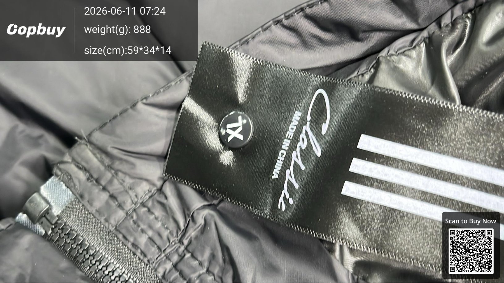 B Down Jacket QC