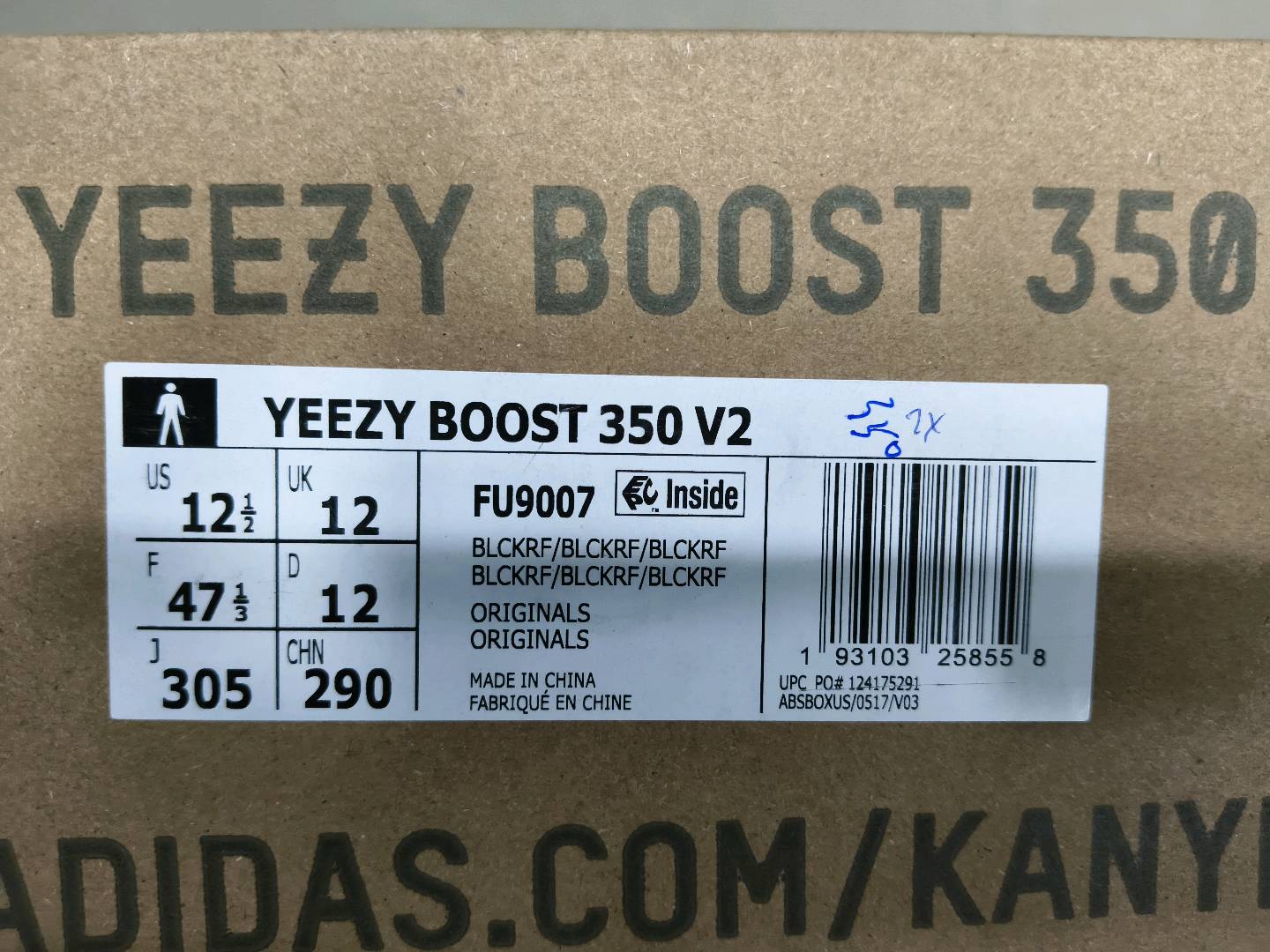 Adidas Yeezy Boost 350 V2 FU9007 QC