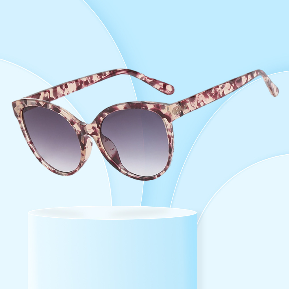 New Fashion Big Frame Cat's Eye European and American Candy Color Sunglasses Ins Internet Celebrity Retro Street Shot Trendy Sunglasses