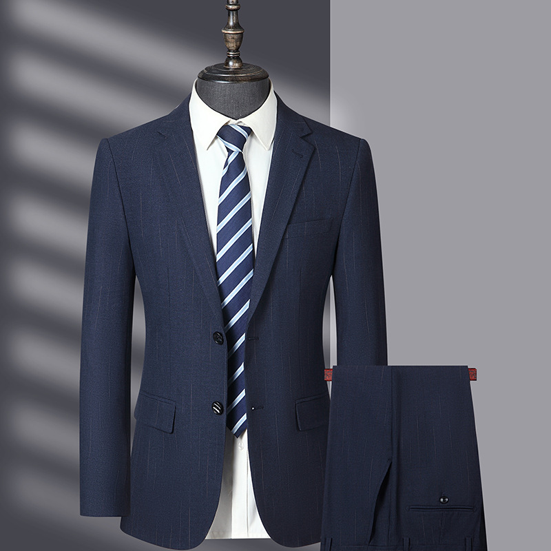 Men's suit suit units professional slim stretch overalls men's casual business formal suit two-piece suit
