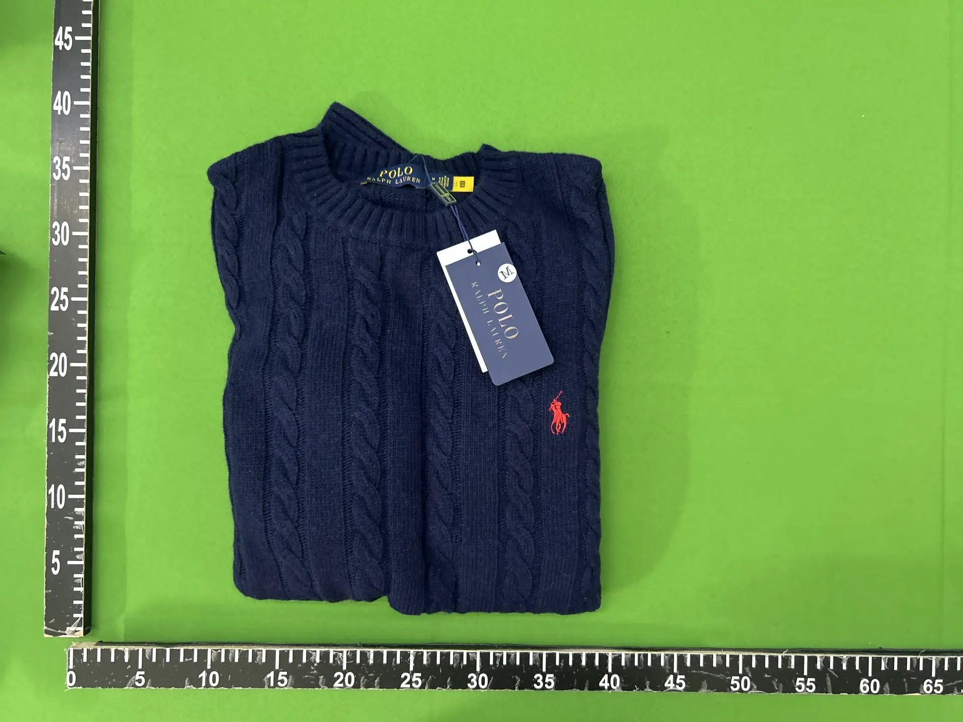 Polo Ralph Lauren Cable Knit Sweater Navy