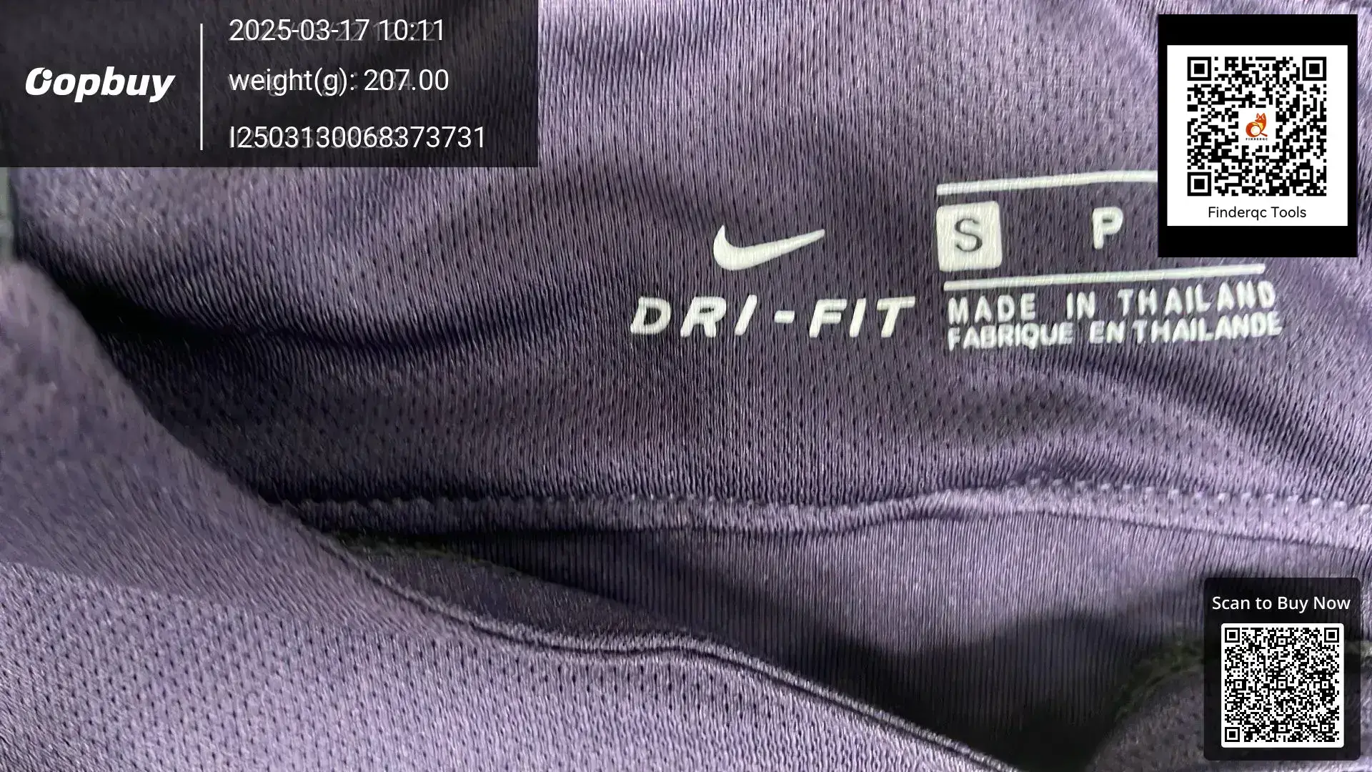 Nike Dri-Fit Purple Jersey