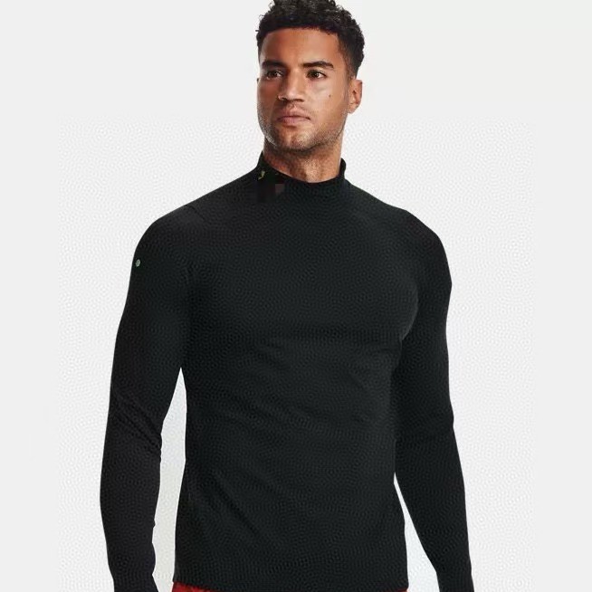 Brand Logo in stock Sports Tight Long Sleeve Collar Quick-drying Top Basketball Running Training fleece-lined Base Jacket for Men