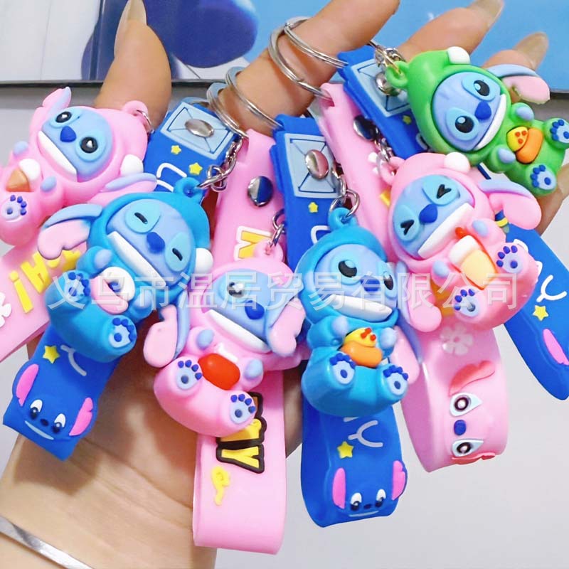 Cartoon Anime Pendant Series Car Keychain Doll Bag Charm Cross-Border Keychain Mobile Phone Gift Wholesale