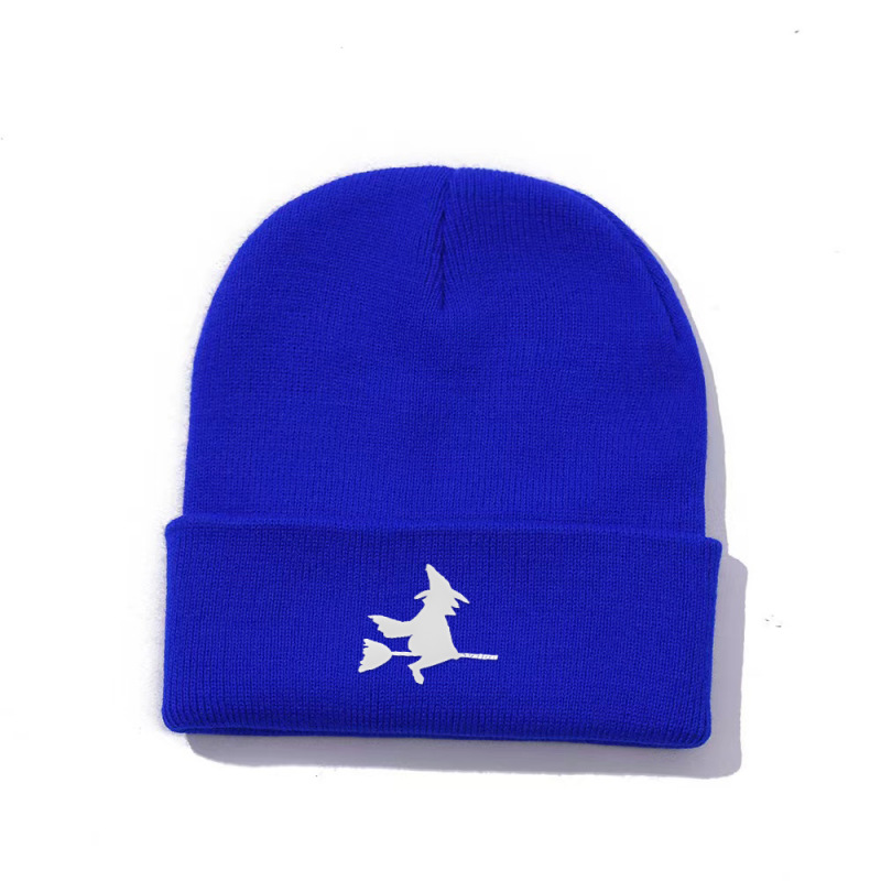 Embroidered knitted hat ape man autumn and winter warm cold hat animal orangutan men and women wool hat cross-border Amazon