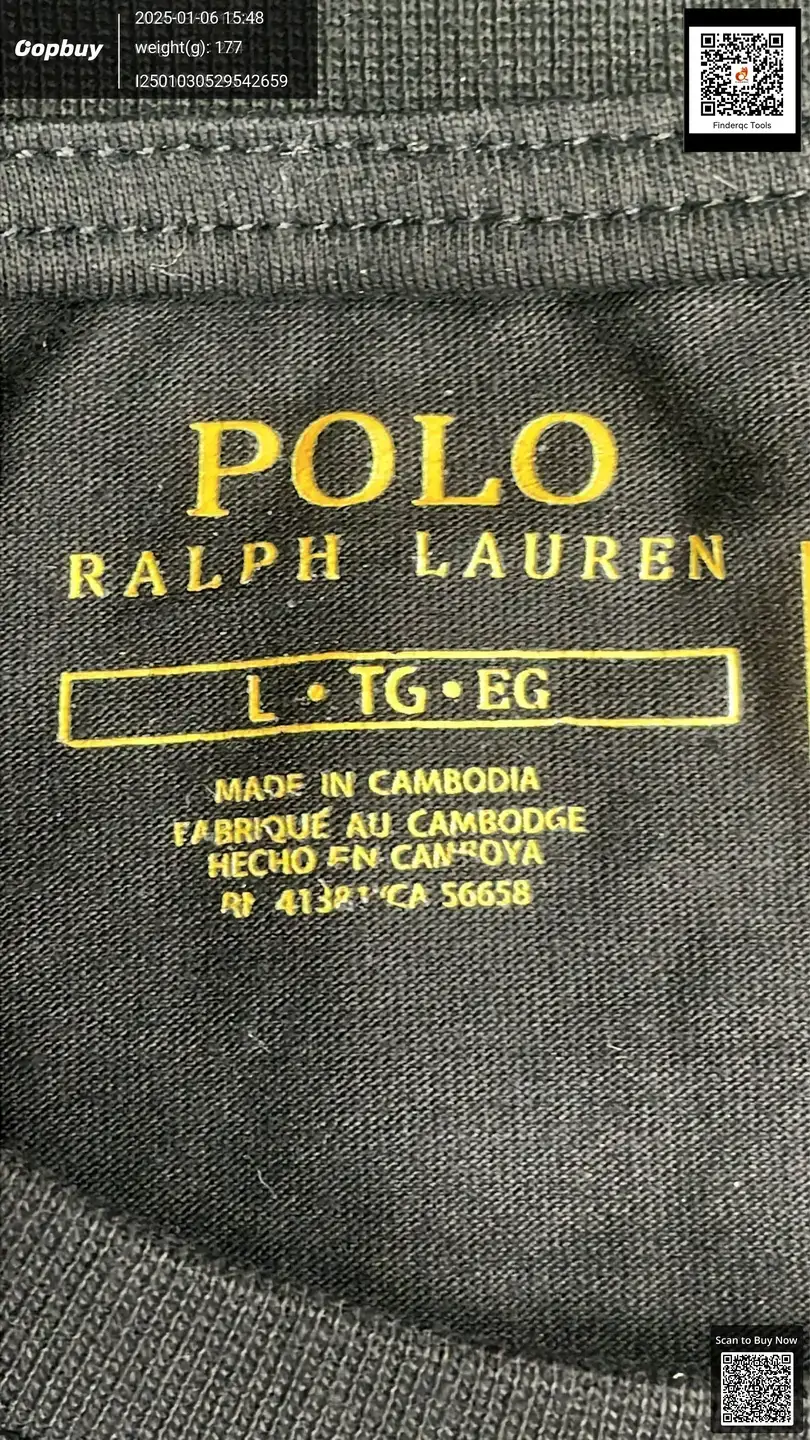 Sweep code ~ rl Ralph pony logo embroidery men's and women's round neck short sleeve T-shirt Joker leisure support a generation of hair