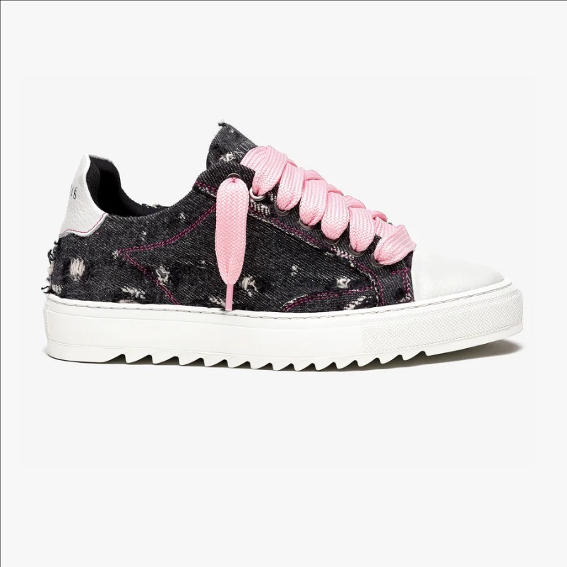 In Stock Numeris Shoes 25Th Anniversary New Versatile Flat Shoes Women's Shallow Lace-Up Skateboarding Sneakers