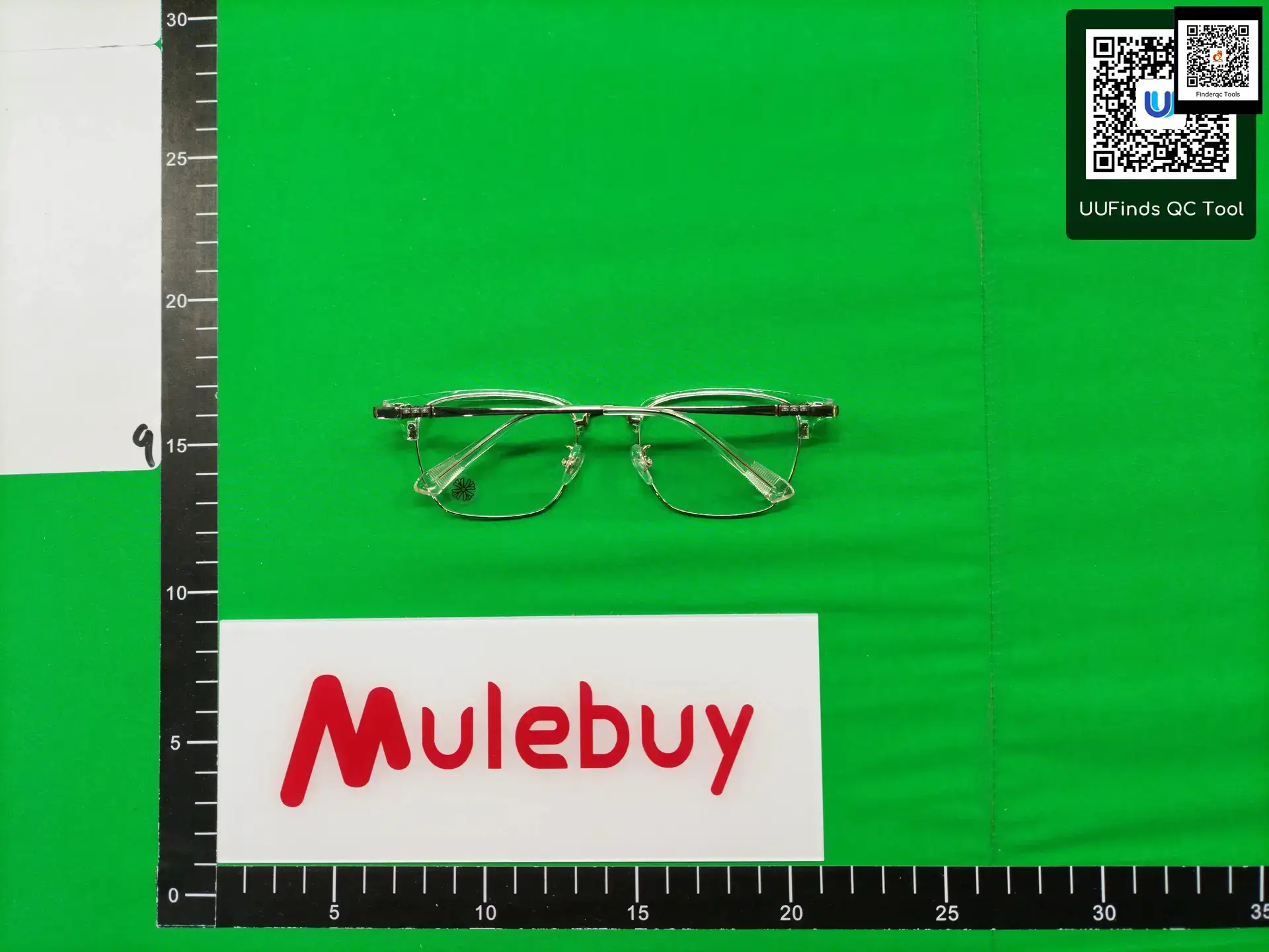 Luo Luo Lens Logo Silver Glasses Deer