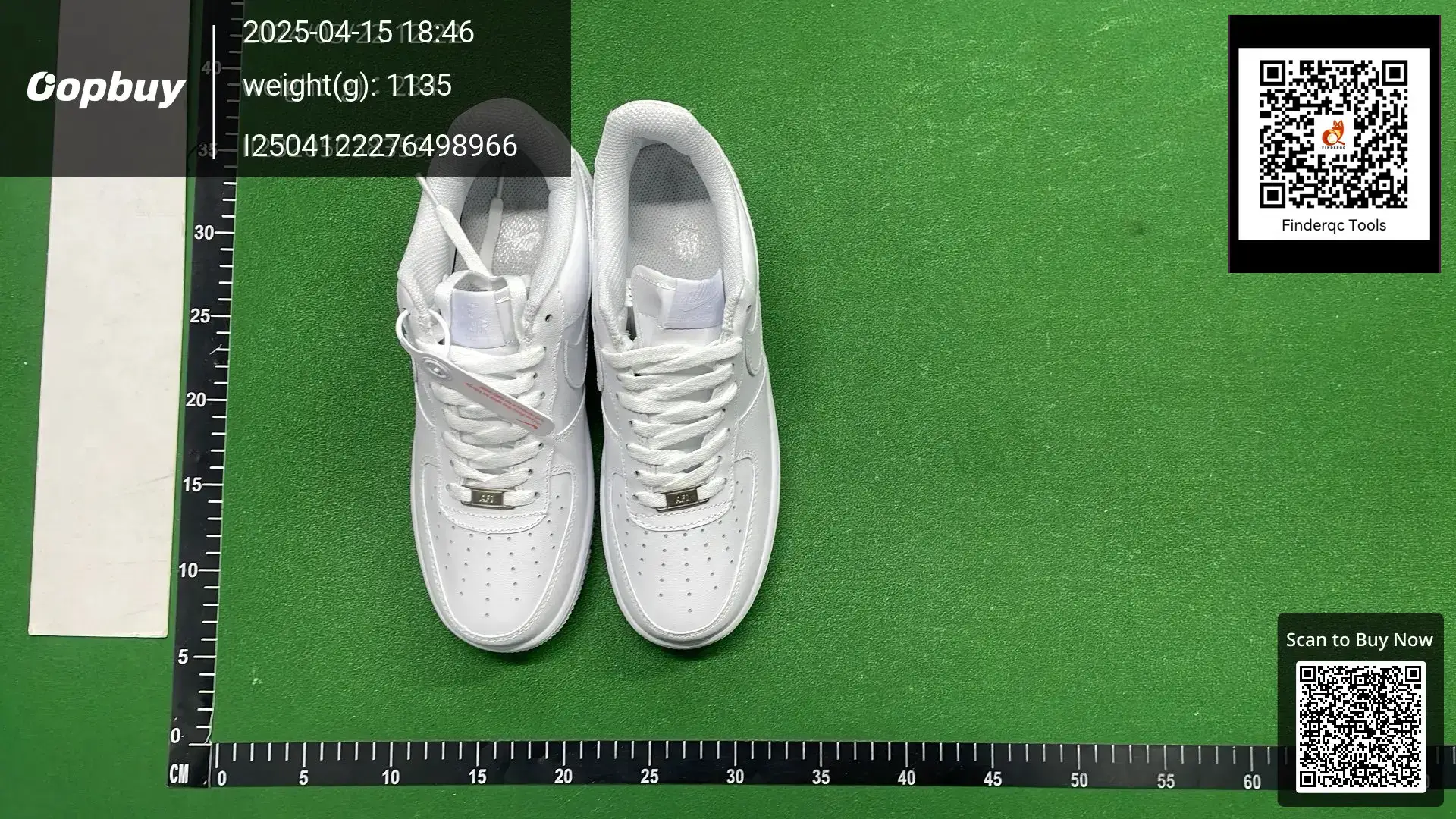 Putian Pure Original Air Force One AF1 Pure White Top Leather All-match Men's and Women's Casual Sports Sneakers