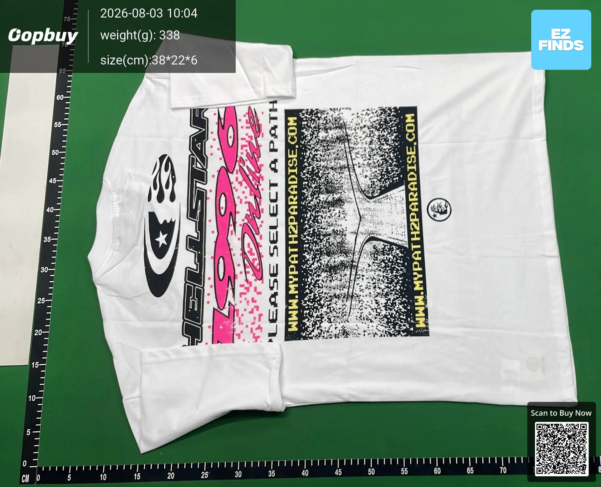 HELLSTAR PATH TO PARADISE T-Shirt — QC-foto 3