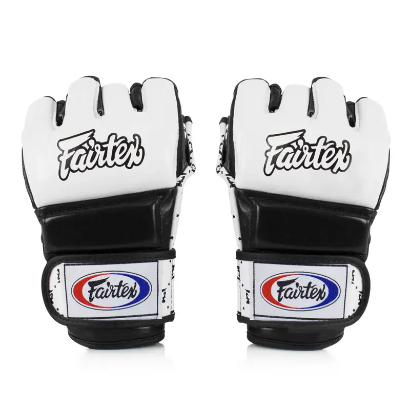 Fairtex Split-Finger Boxing Gloves Mma Half-Finger Thailand Import Genuine Leather Adult Fighting Ufc Boxing Gloves