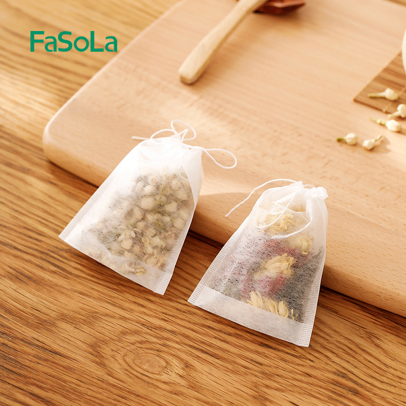 Fasola Household Disposable Corn Fiber Reflex-Drawed Tea Bag Tea Filter Bag Empty Tea Bag