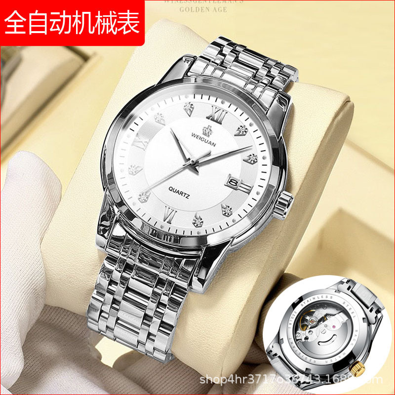 New 2022 business men's watches hollow mechanical watches men's watches automatic mechanical watches wholesale a generation of hair
