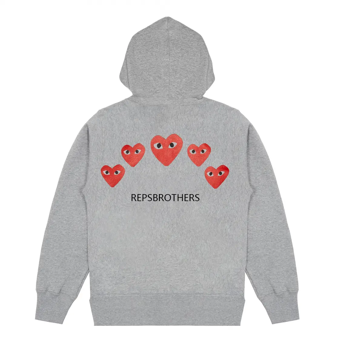 5 Heart Print Sweatshirt