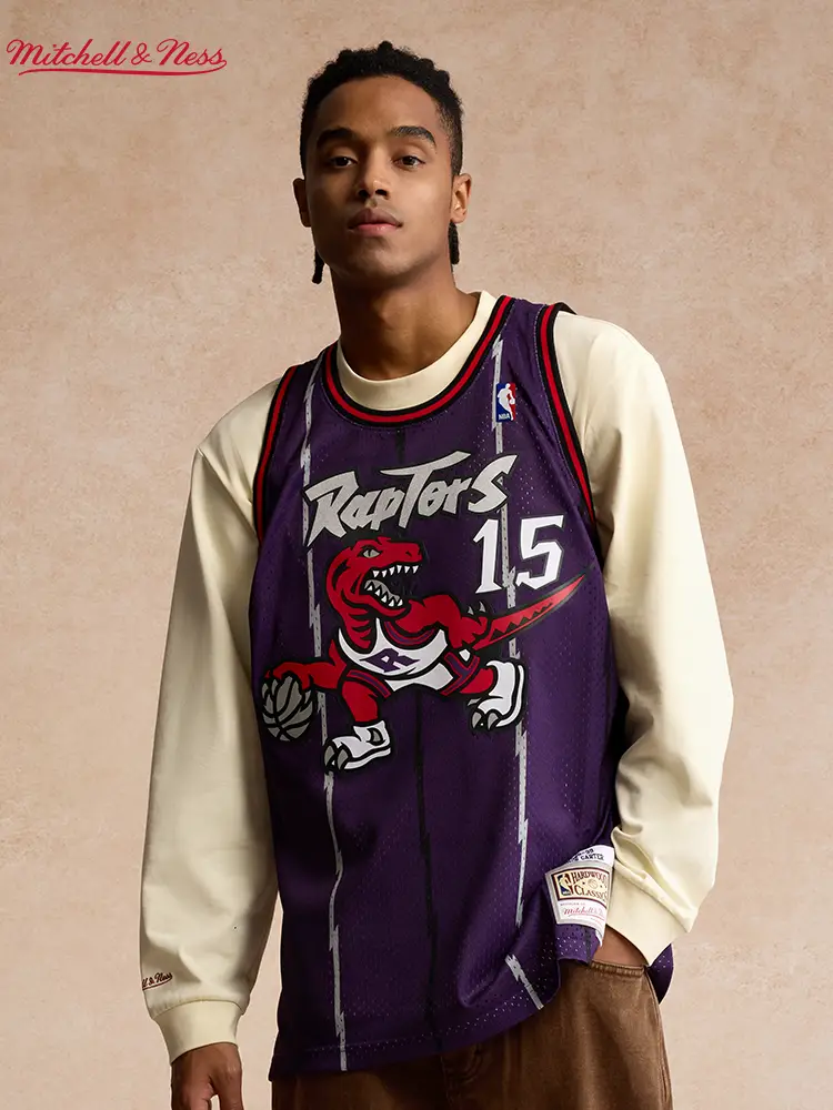 Mitchell&Ness Nba Official Vince Carter Fan Version Collection Sports Uniform Retro Vest Jersey
